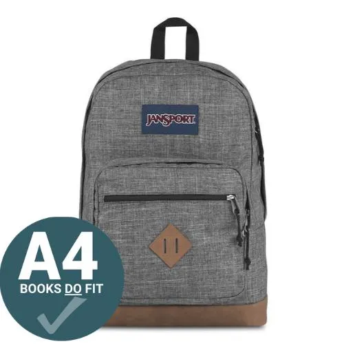 ■ JanSport City View Backpack - Heathered 600D