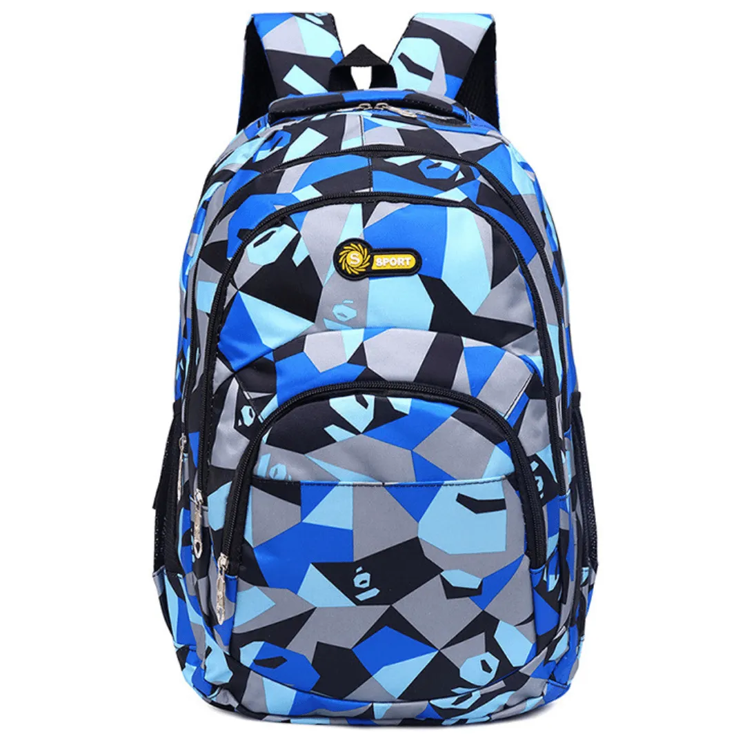 Abstract Backpack - Royal Blue