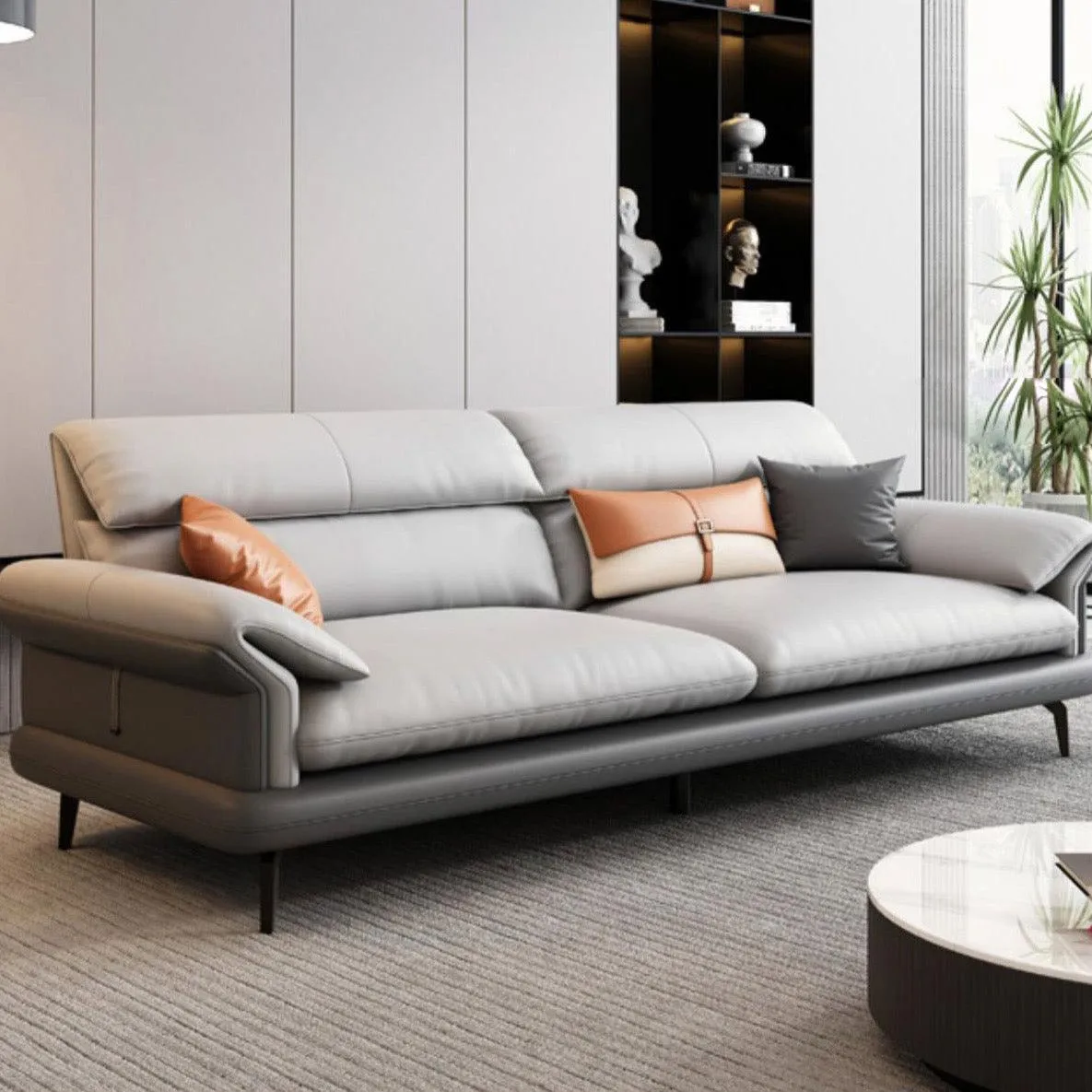 Adena Leather Sofa