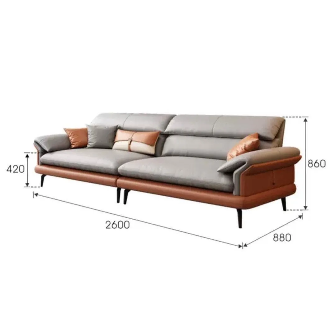 Adena Leather Sofa