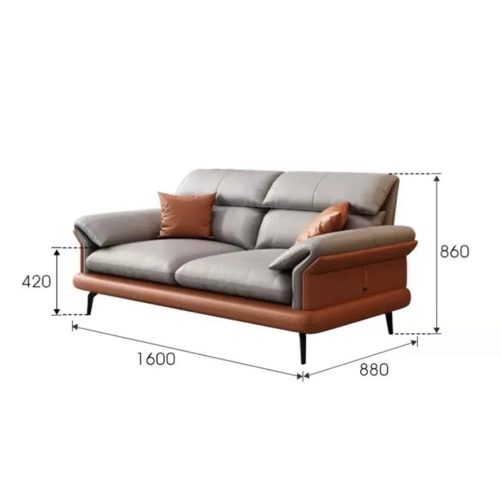 Adena Leather Sofa