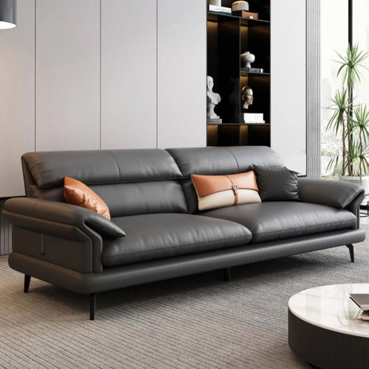 Adena Leather Sofa