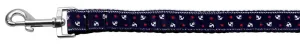 Anchors Nylon Ribbon Leash Blue 1 inch wide 4ft Long