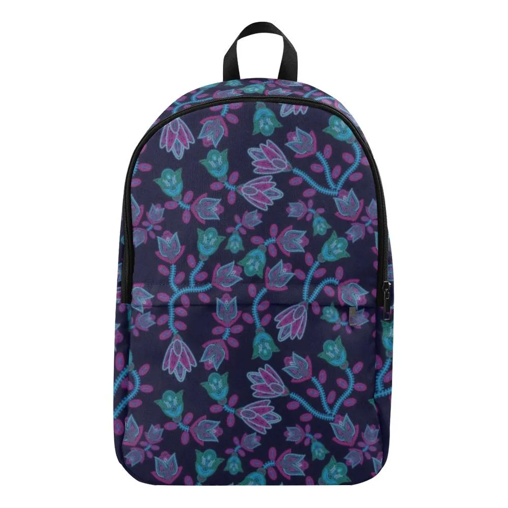 Beaded Blue Nouveau Backpack for Adult