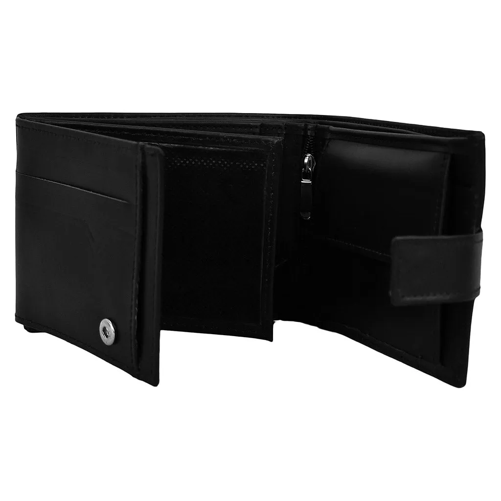 Bifold Leather Wallet Grace Black