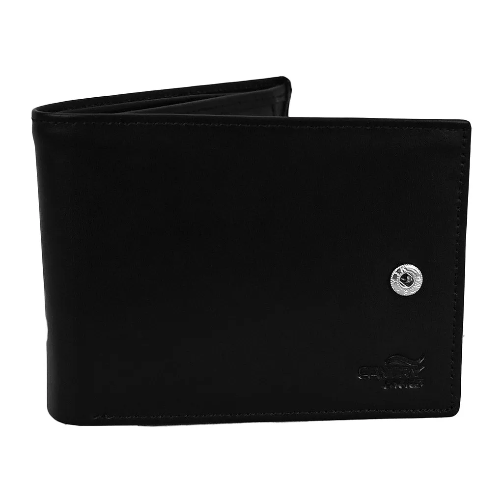 Bifold Leather Wallet Grace Black