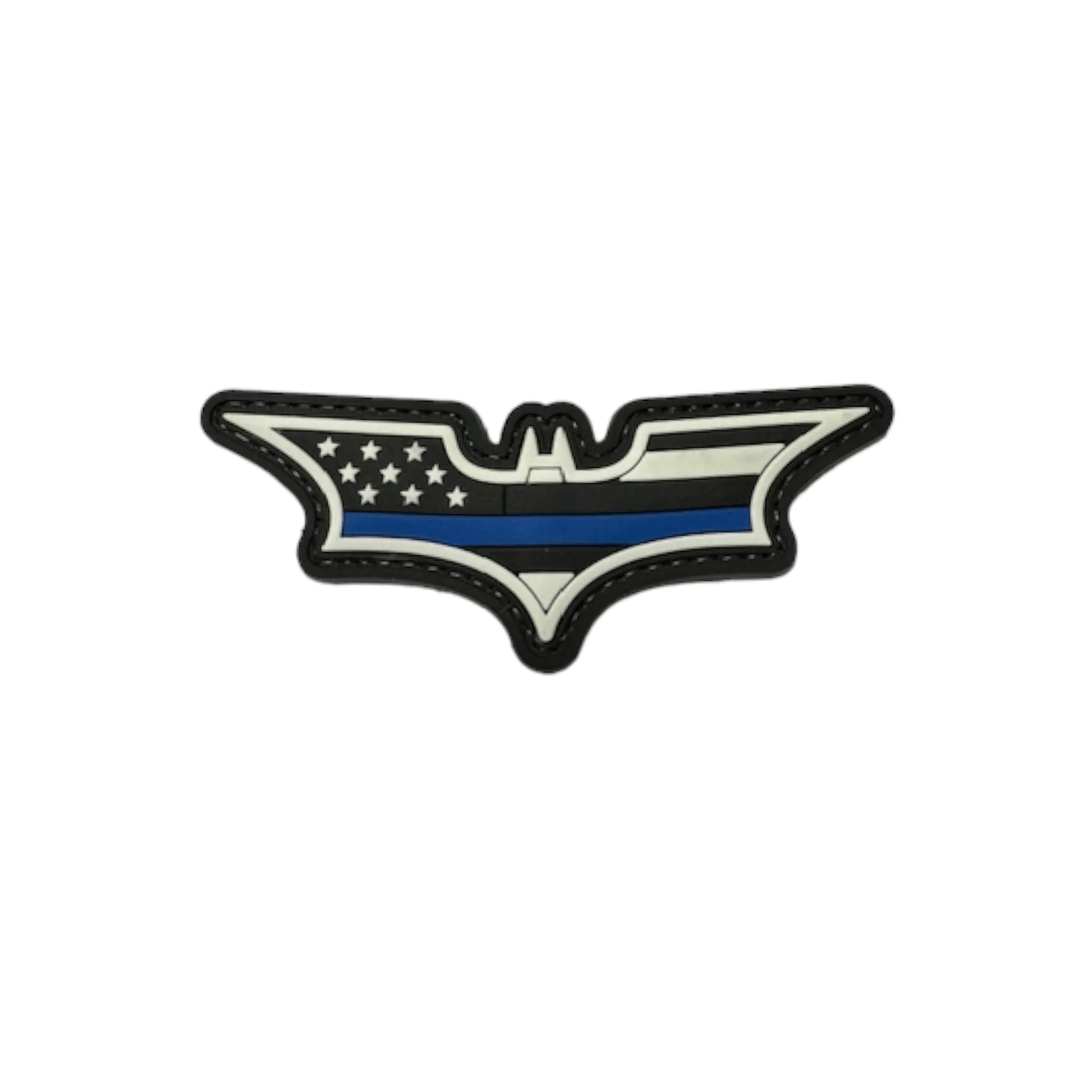 Blue Line Batman Patch