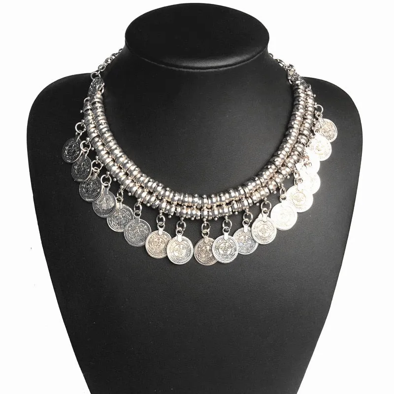 Bohemian Jewelry Statement Dress-up Necklace for Women as Party Accessories