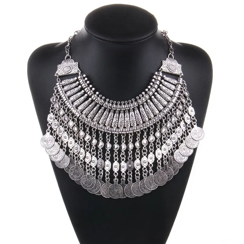 Bohemian Jewelry Statement Dress-up Necklace for Women as Party Accessories