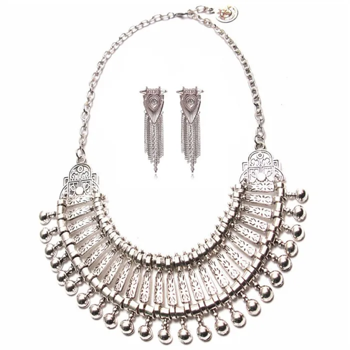 Bohemian Jewelry Statement Dress-up Necklace for Women as Party Accessories