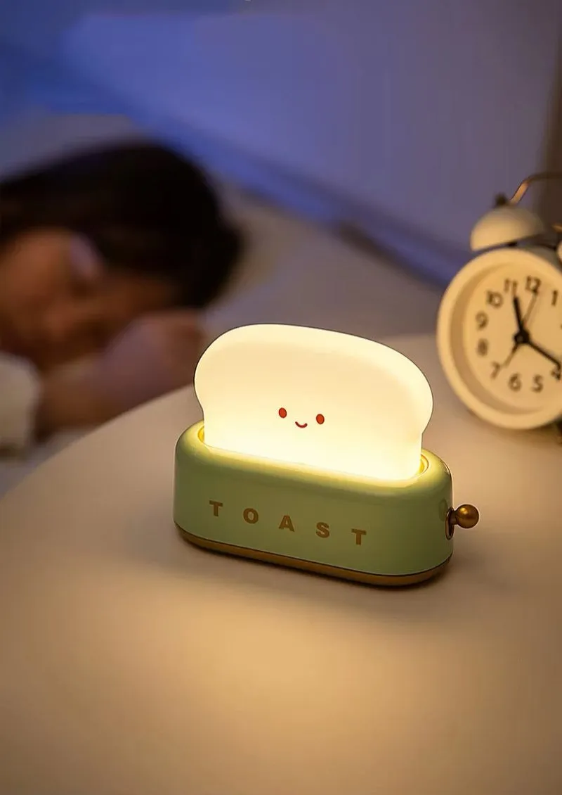 Bread Toast Cartoon LED Night Light