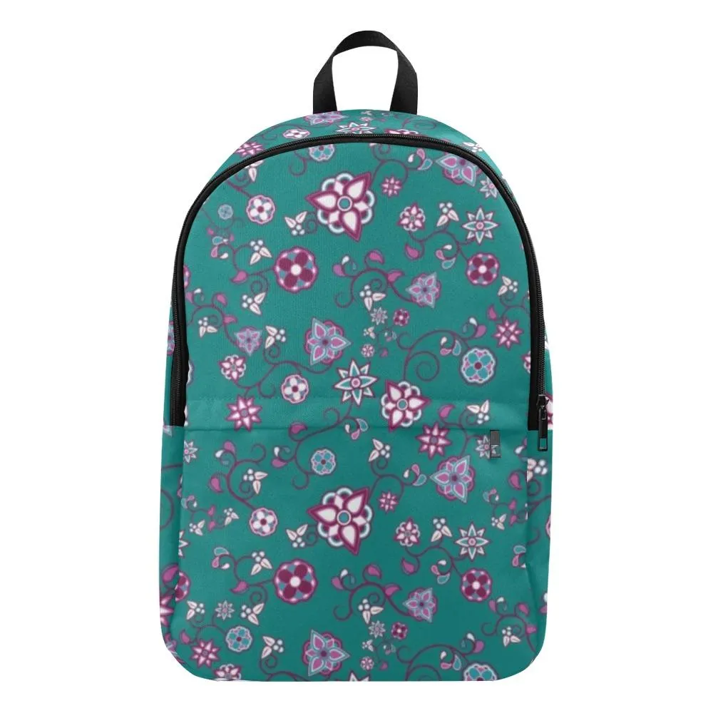 Burgundy Bloom Backpack for Adult