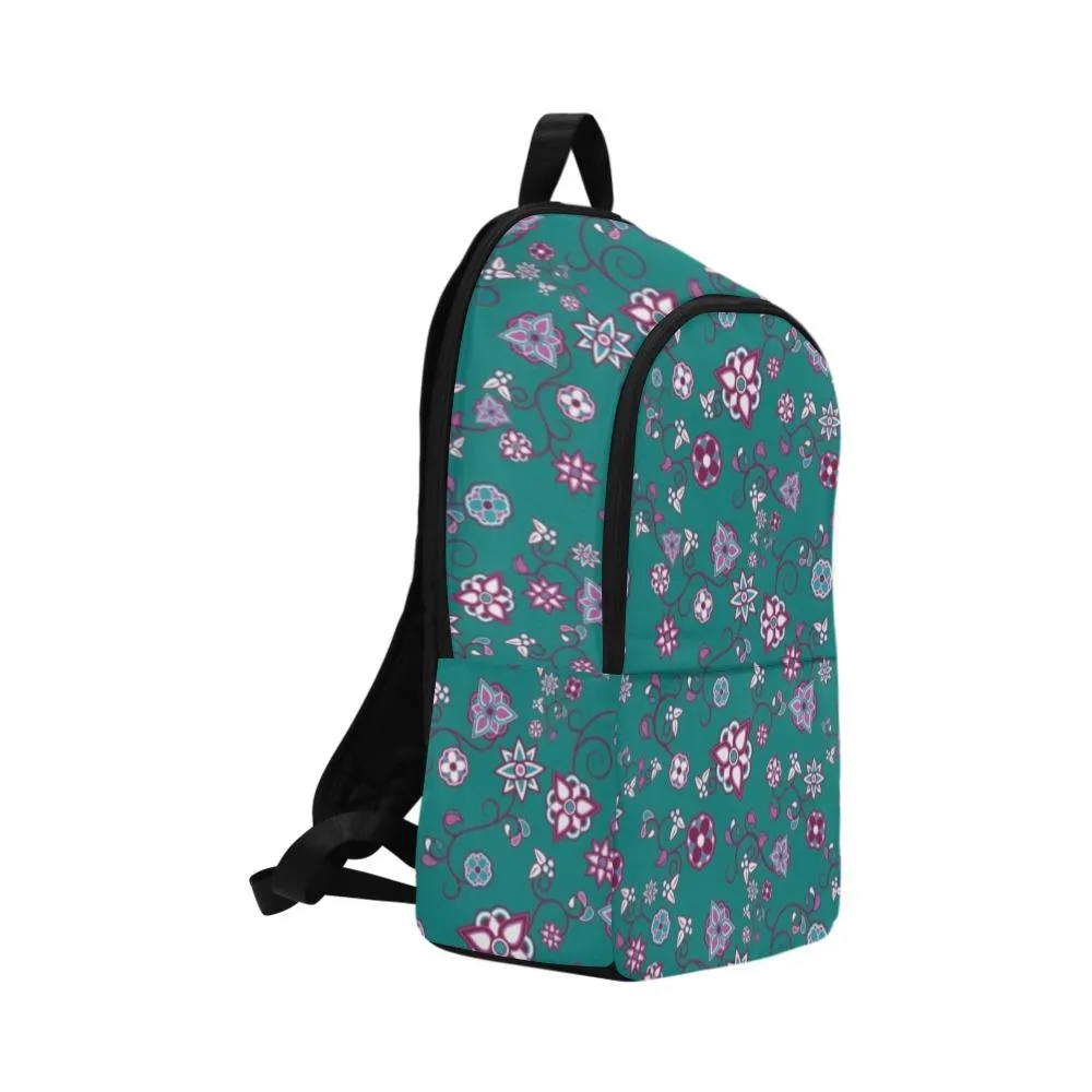 Burgundy Bloom Backpack for Adult