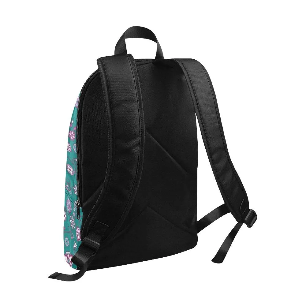 Burgundy Bloom Backpack for Adult