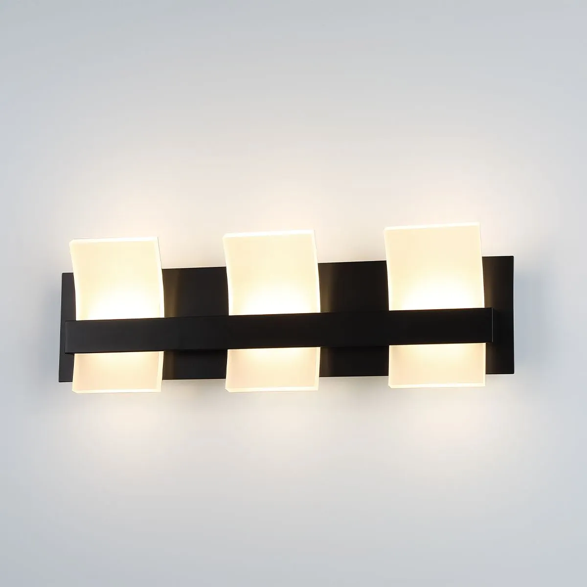 Cambridge 21 In. 3 Lights LED Vanity Light Black Finish