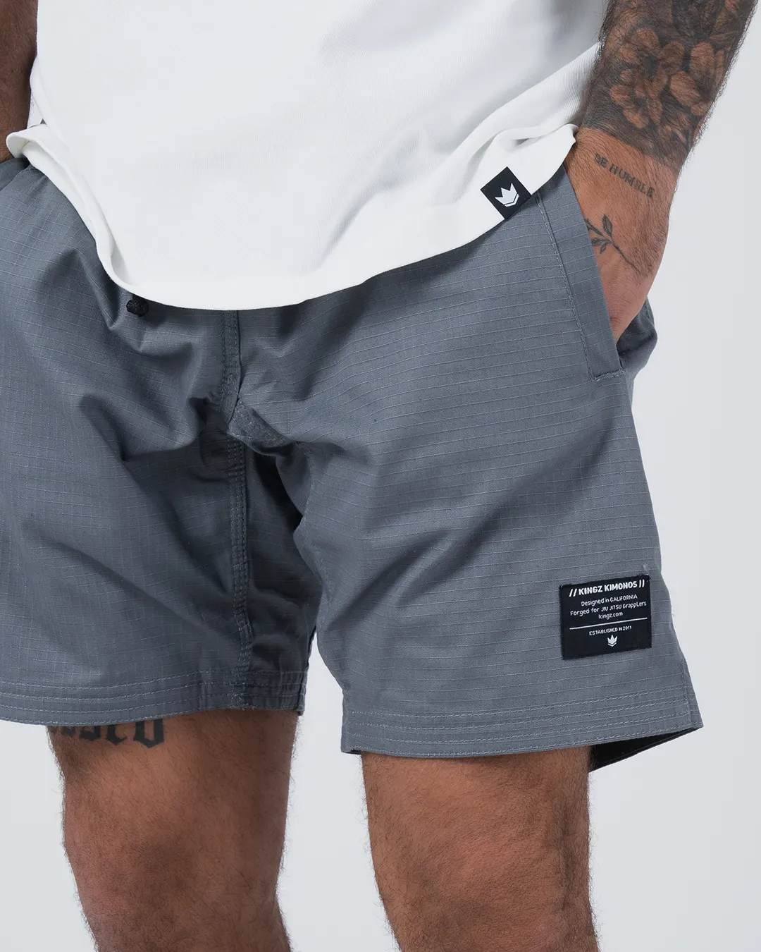 Casual Gi Shorts - Grey