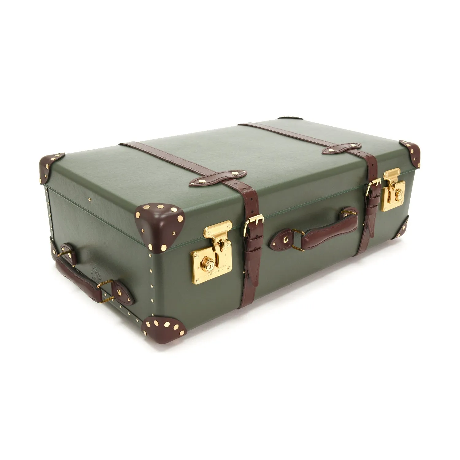 Centenary · Large Suitcase | Green/Brown