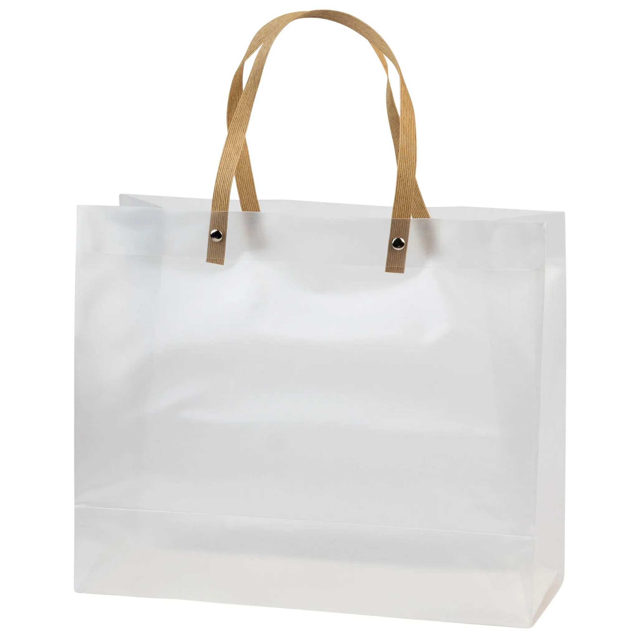 Clear Frosted Gift Large 9.75x11.75x4.5bags 20 Pack