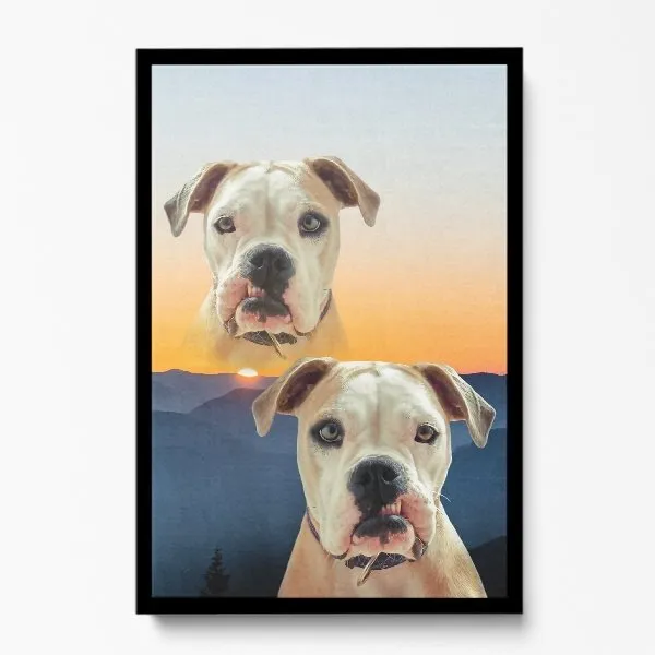 Custom Pet Art Framed Print