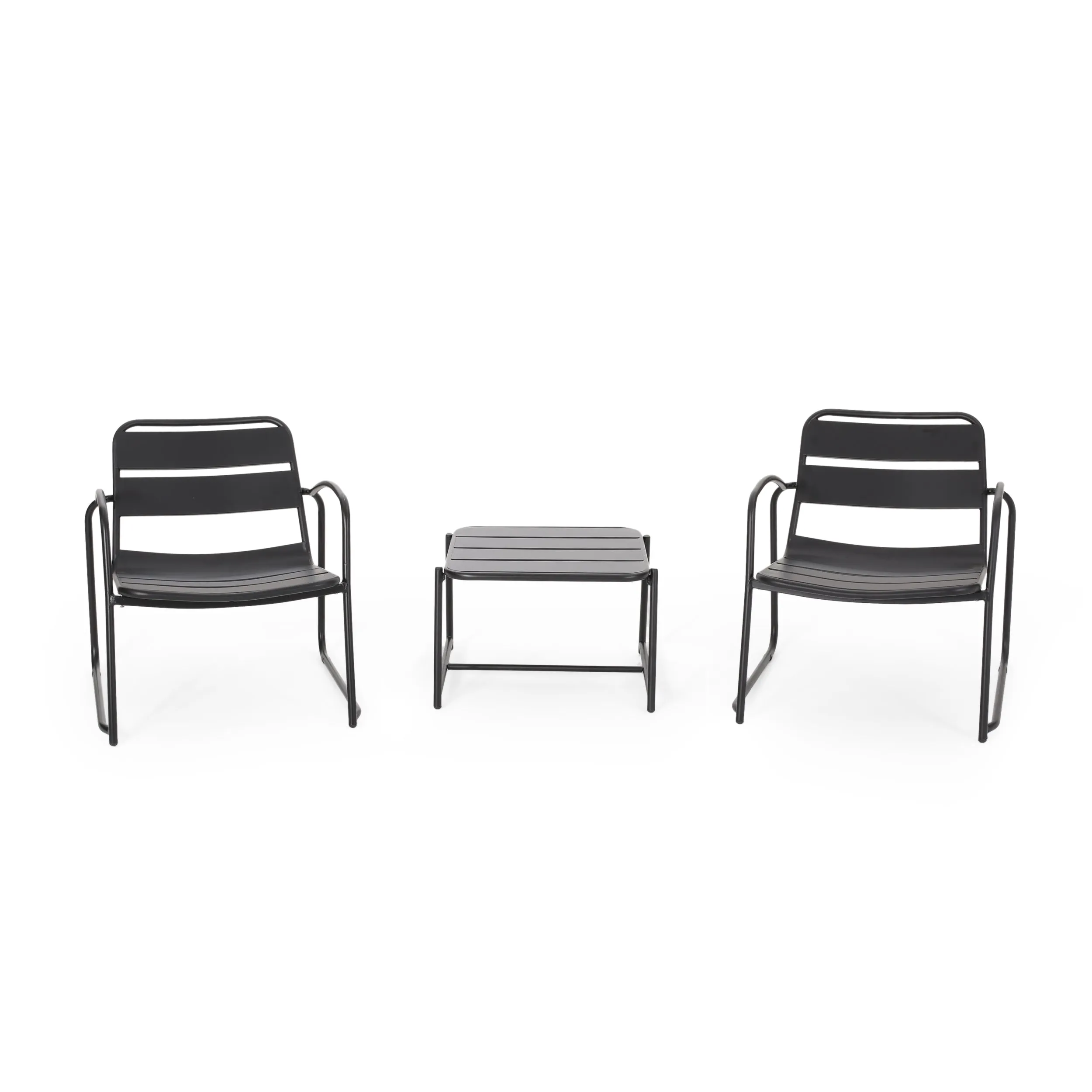 Daryah Outdoor Modern 2 Seater Chat Set