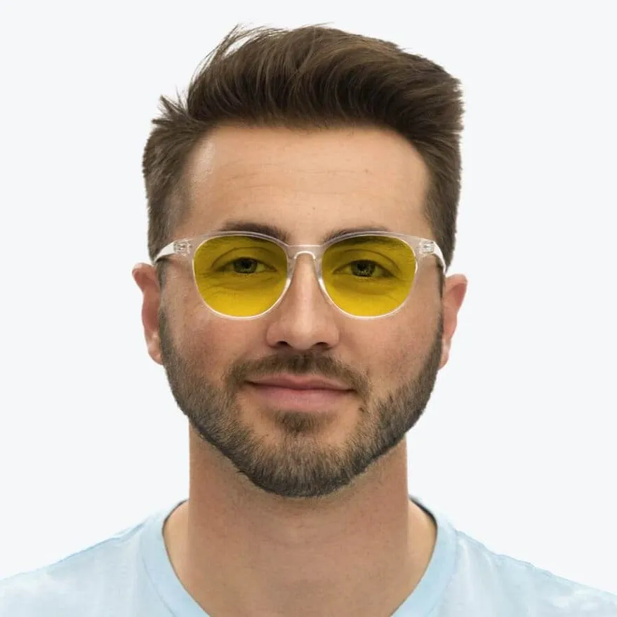 DayMax Billie Glasses - Crystal Prescription