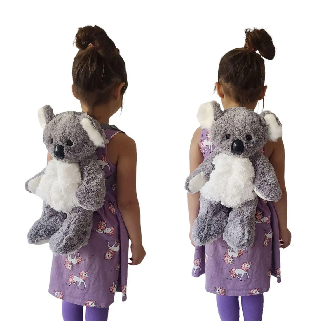 Empire Cove Kids School Mini Backpack Furry Dinosaur Sloth Dragon Koala Book Bag