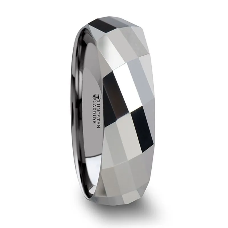 ETERNITY | Tungsten Ring Multi-Faceted