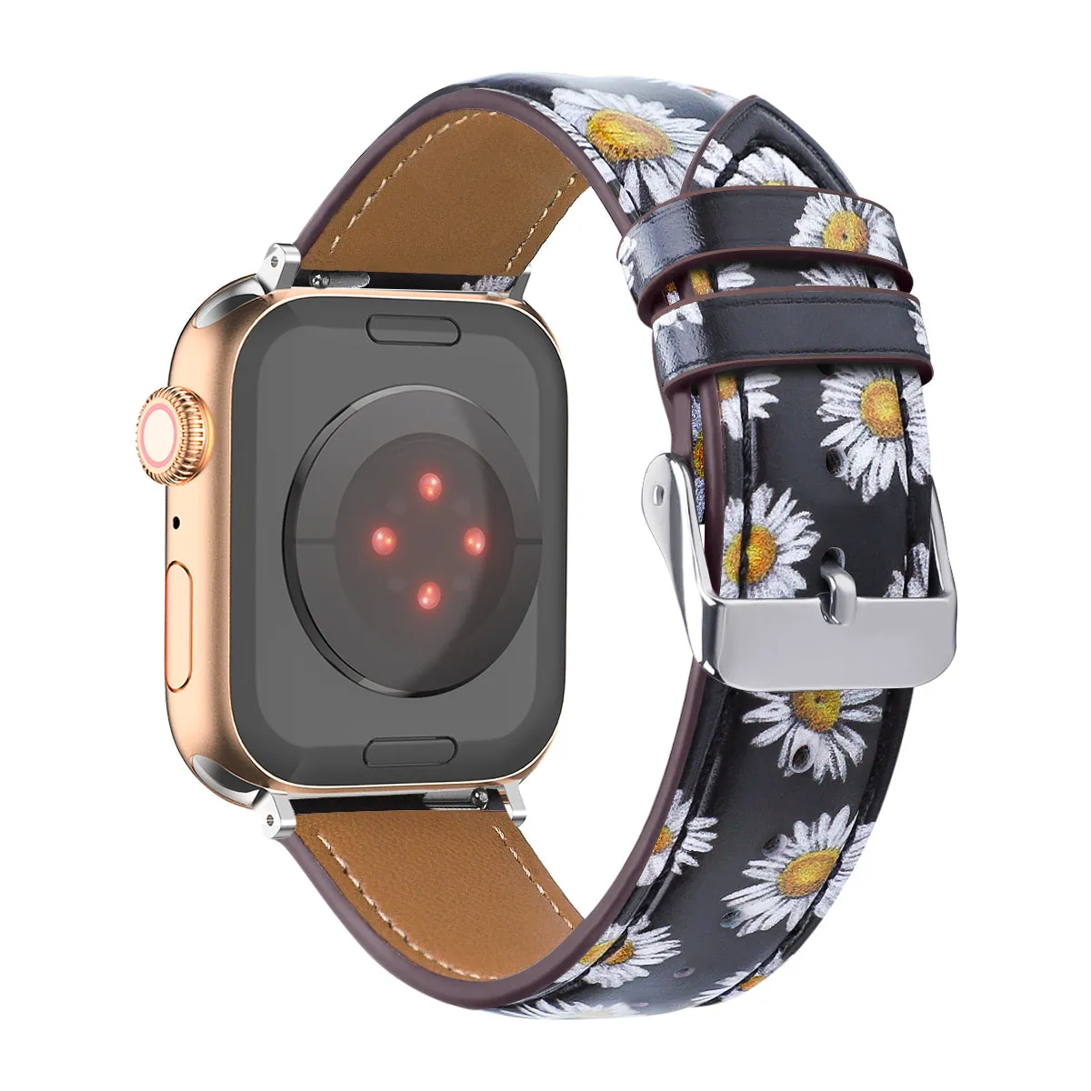 Fancy Printed Leather Bands For Apple Watch Multiple Designs Available