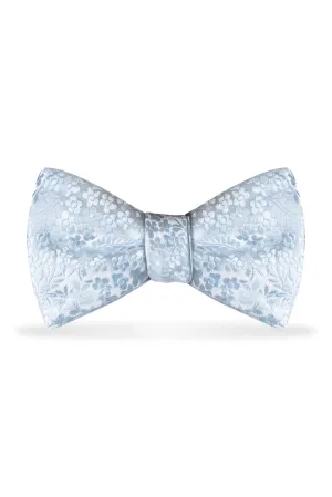 Floral Sky Blue Bow Tie