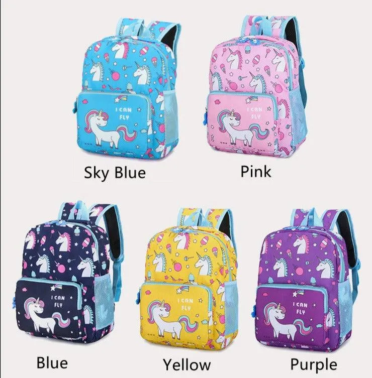 Flying Unicorn Backpack - Blue