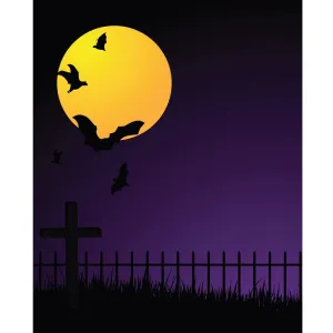 Halloween Night Printed Backdrop