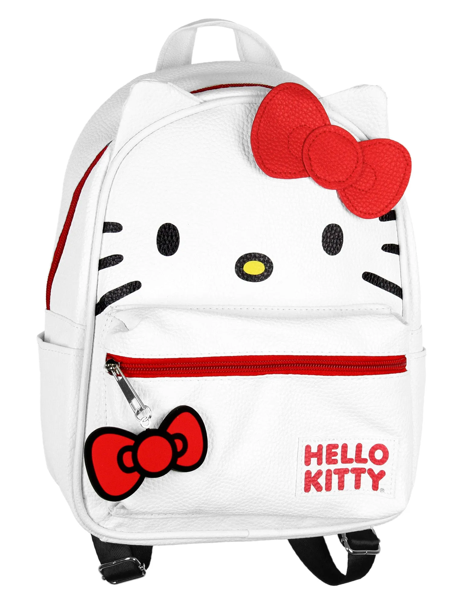 Hello Kitty amazing Bow Face and 3D Ear Design Faux Leather Mini Backpack