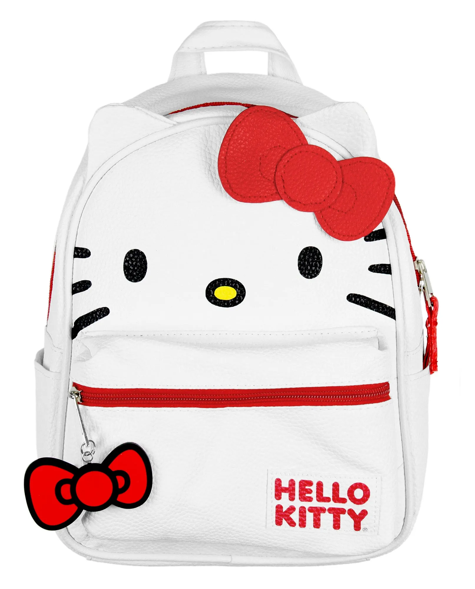 Hello Kitty amazing Bow Face and 3D Ear Design Faux Leather Mini Backpack