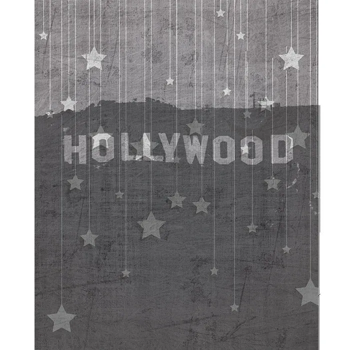 Hollywood Night Printed Backdrop