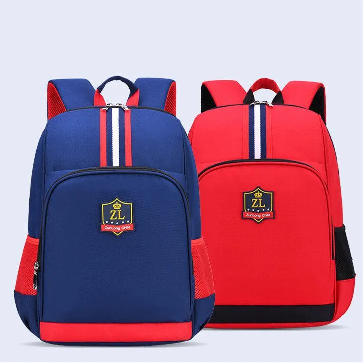 Inverted Stripes Backpack - Red