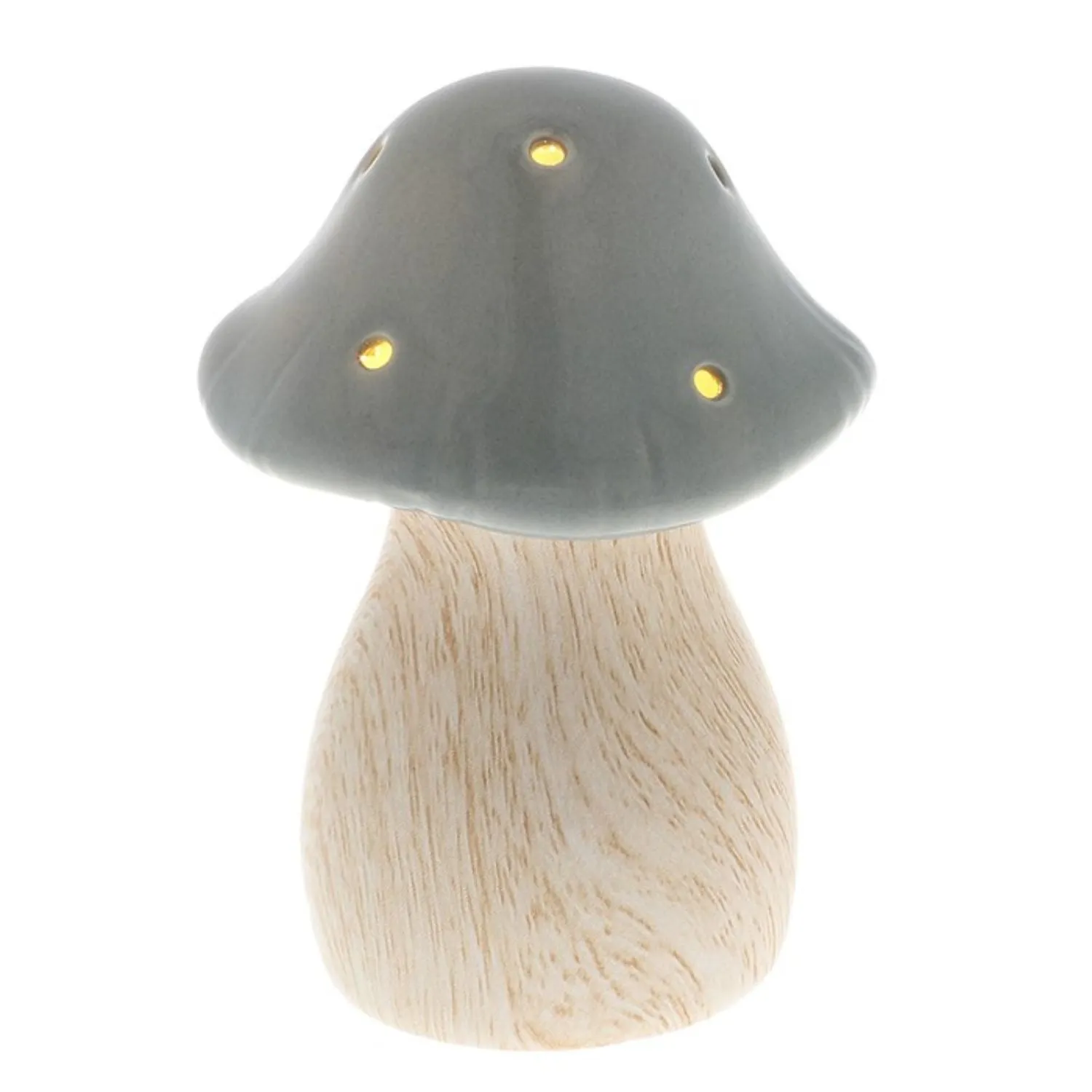 Joe Davies 12cm Mushroom Glow Lamp Small Grey