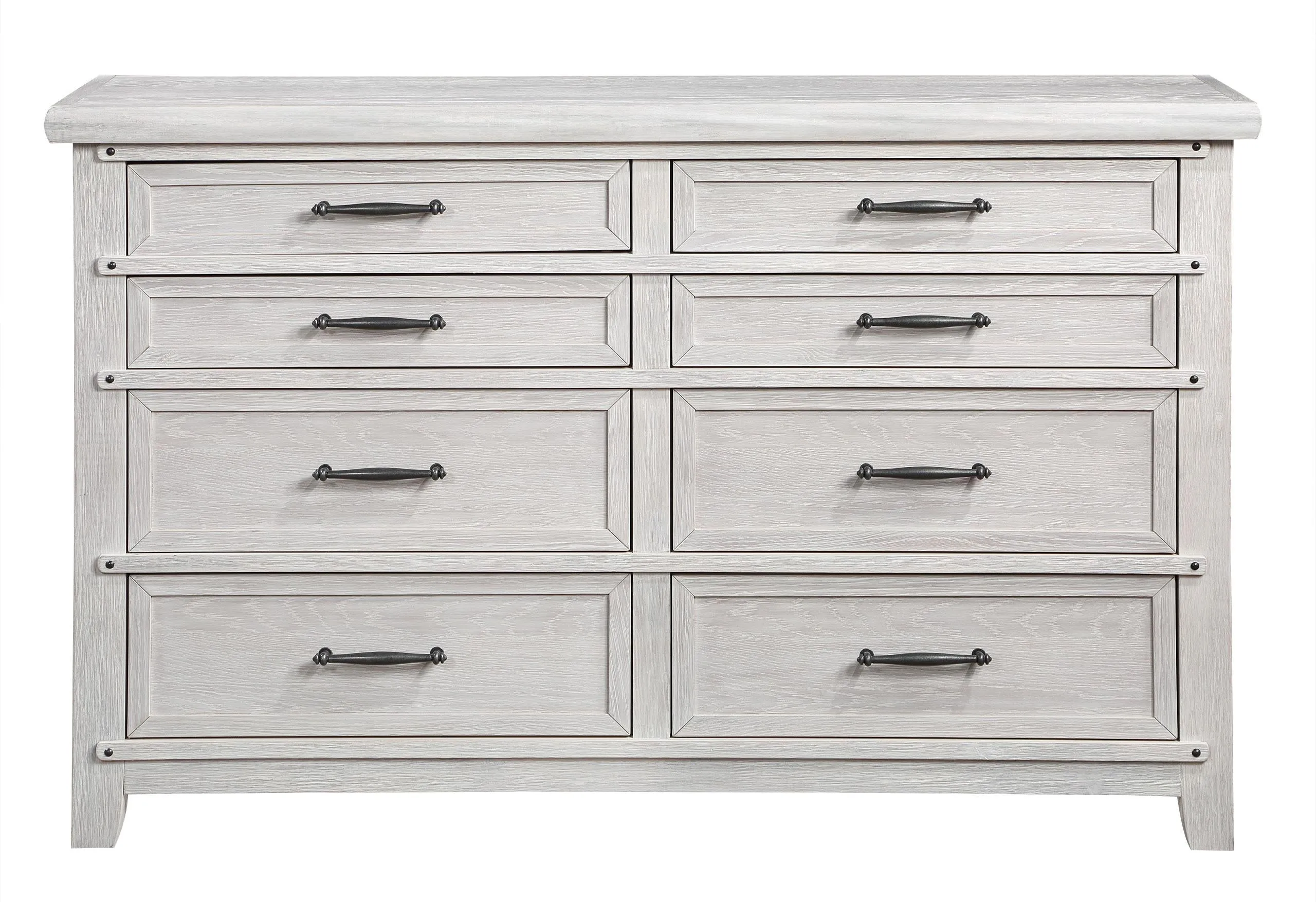 Levi White Oak Dresser - Spacious Storage