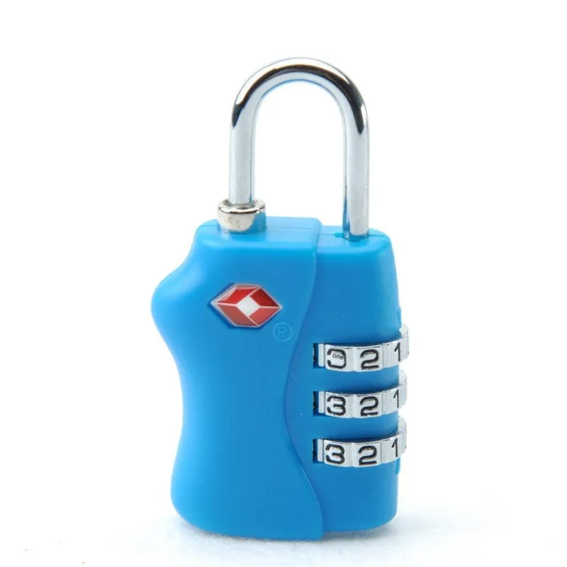 Luggage anti-theft customs code lock