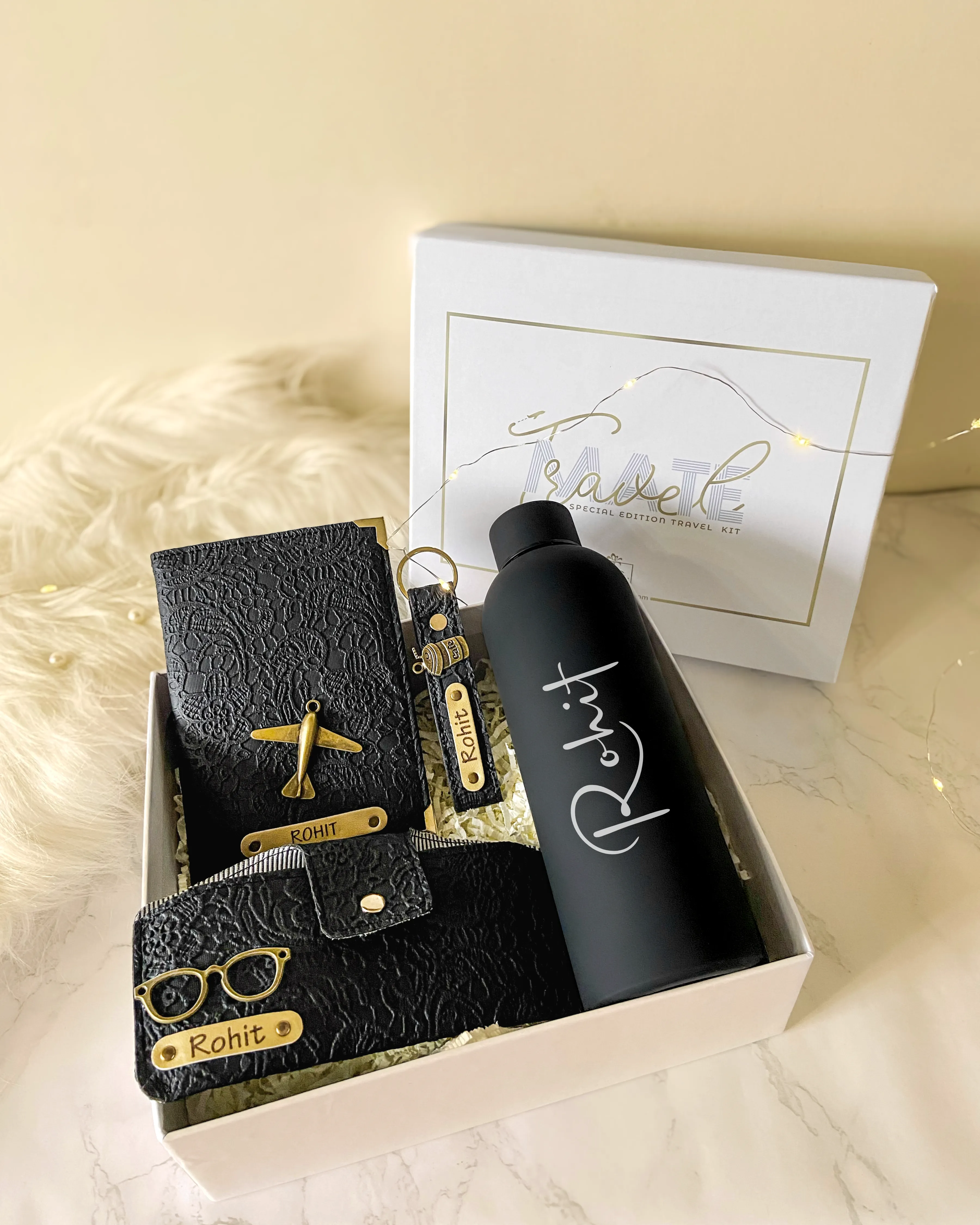 Luxury Travel Gift Set - Midnight Explorer Edition