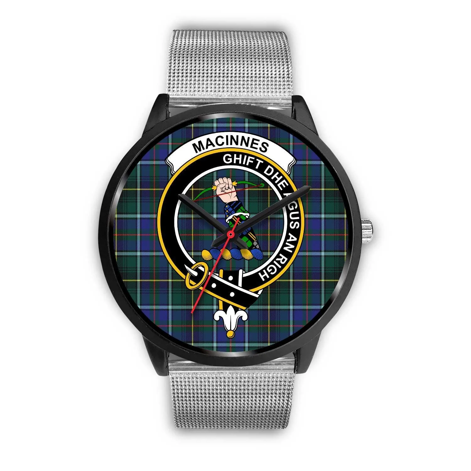 MacInnes Modern Clan Badge Tartan Black Watch