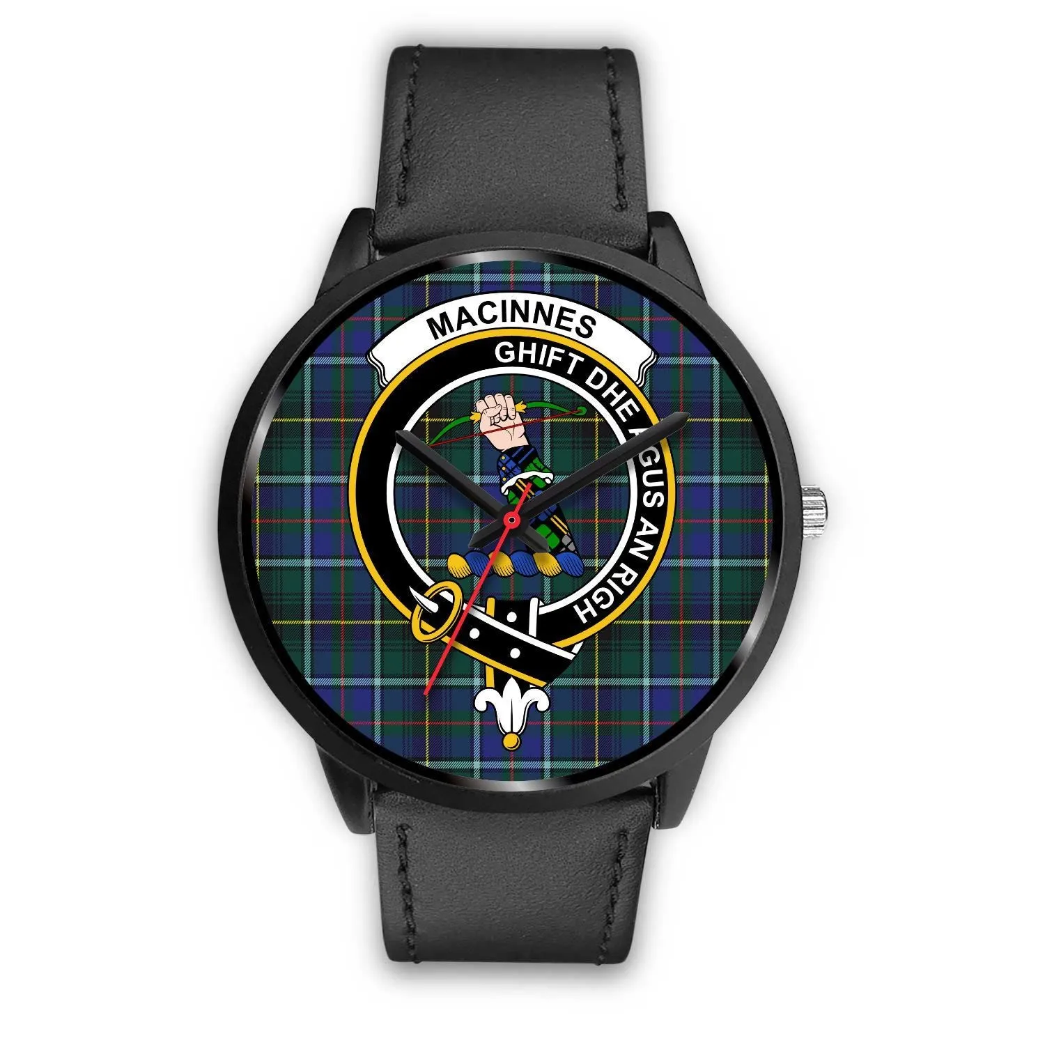 MacInnes Modern Clan Badge Tartan Black Watch