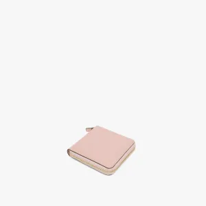 Mallorca Small Wallet - Saffiano Leather - Rose Quartz / Gold / Camel