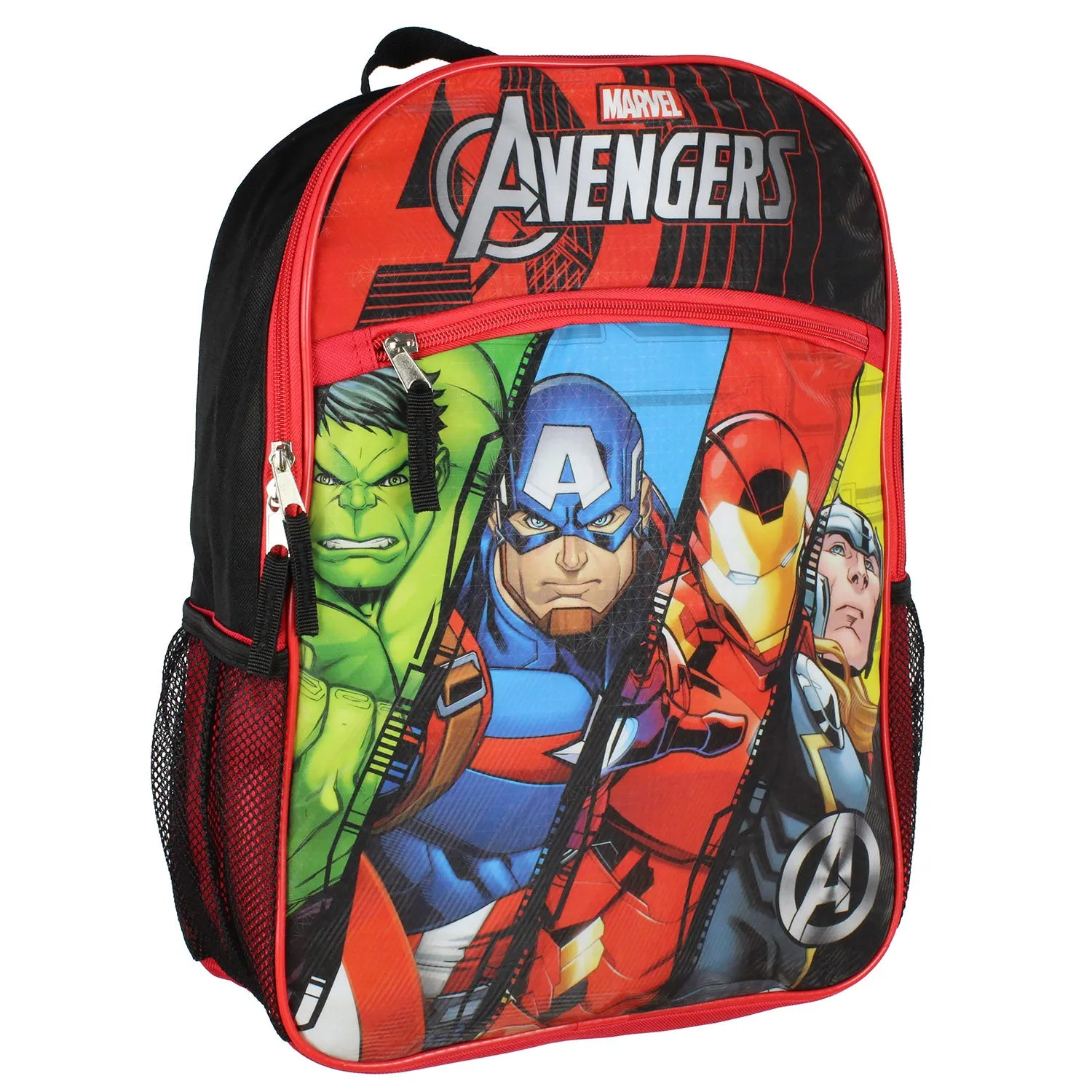 Marvel Avengers Backpack Iron Man Thor Hulk Captain America School Backpack