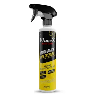 Matte Black Tyre Dressing Tyre Polish for Car | Matte Finish Tyre Polish with Zero Dust Attraction