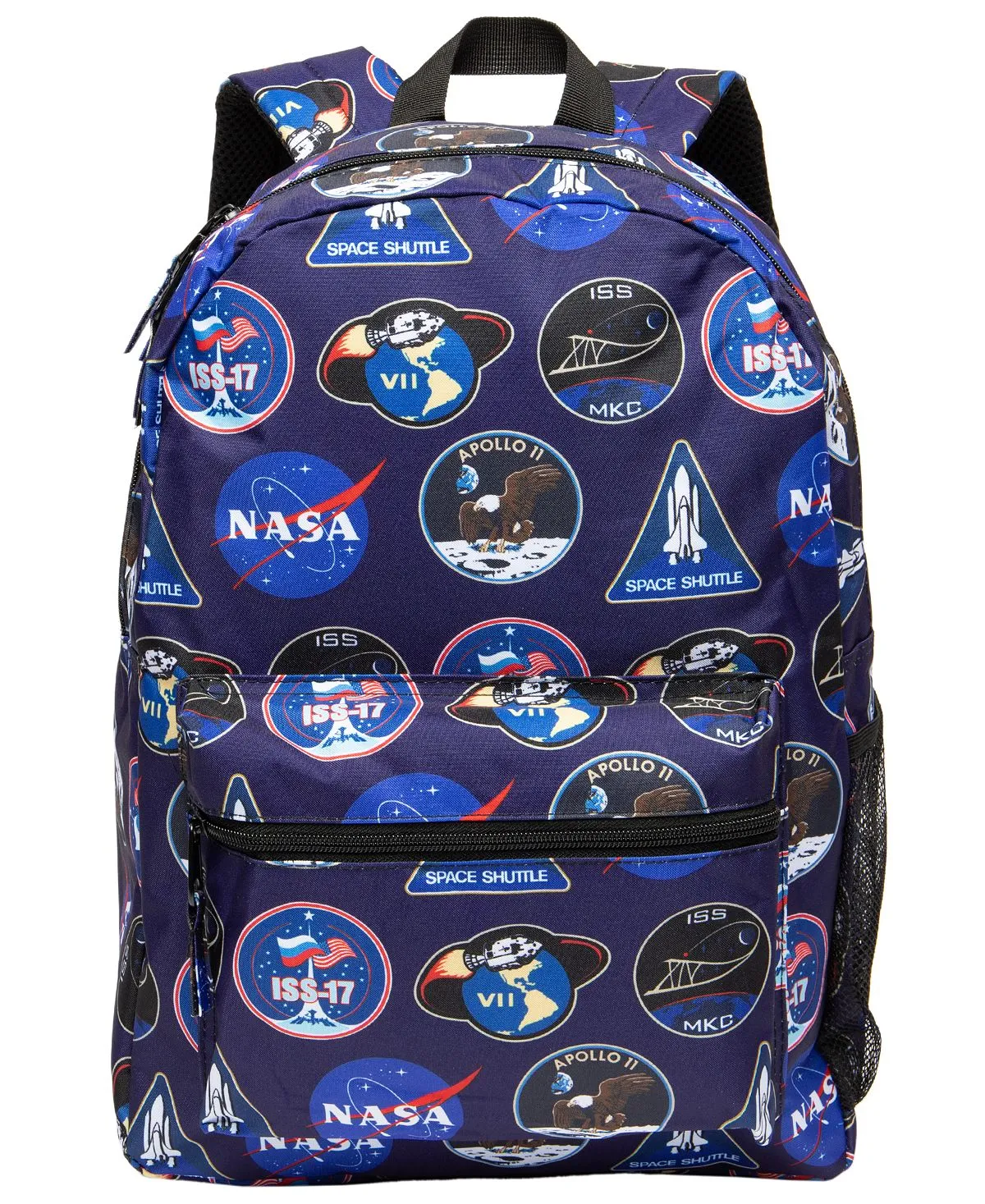 Men's school or office backpack NASA, blue