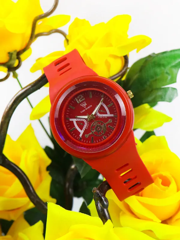 MW44 Men's Wrist Watch Worth Red Multidesign