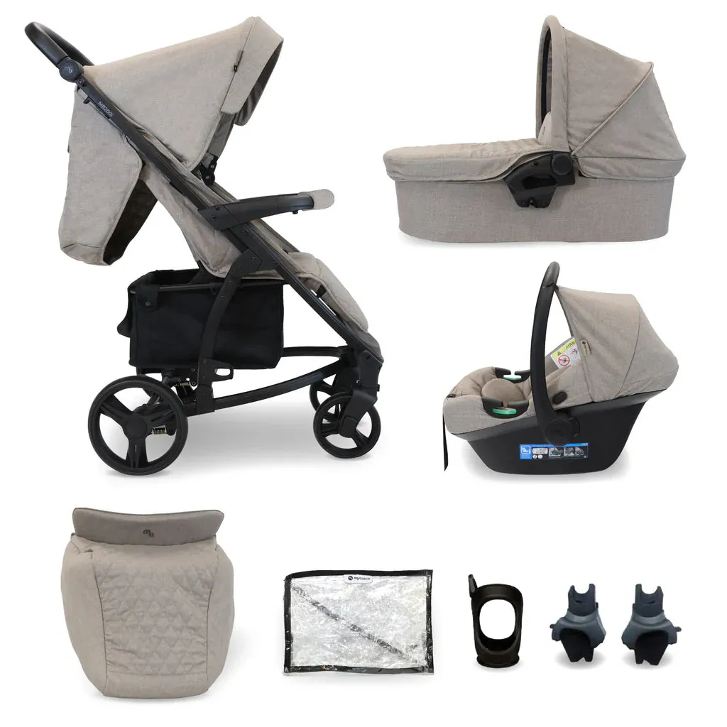 My Babiie MB200i 3-in-1 Travel System with i-Size Car Seat - Mink