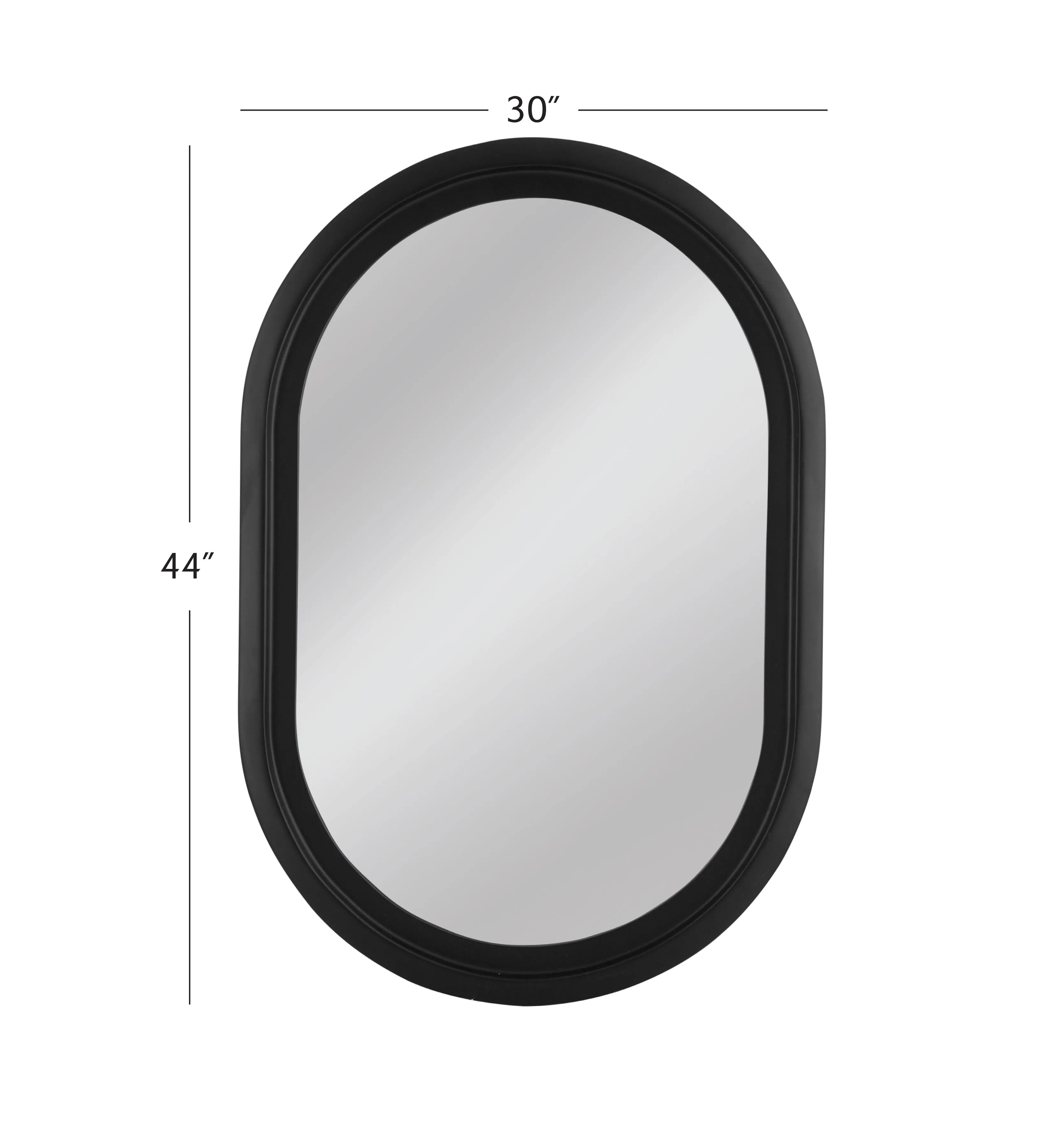 Nash - Wall Mirror - Black