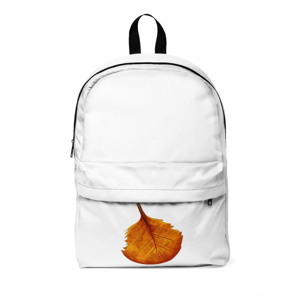 Orange Leaf Unisex Classic Backpack