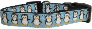 Penguins Nylon Dog Collar Xl